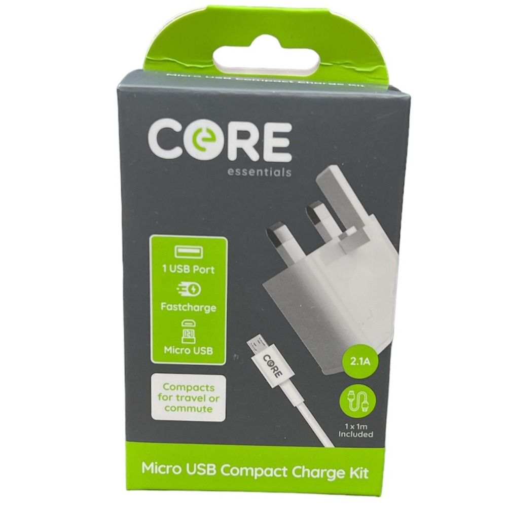 Micro Usb Compac Pre-owned Core Micro USB Compact Charge Kit - Own4Less